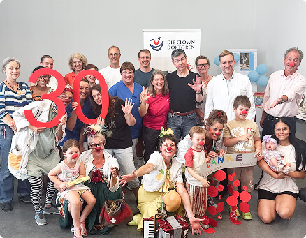 Clown Doktoren im Universitätsklinikum Frankfurt